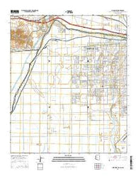 Yuma West Arizona Current topographic map, 1:24000 scale, 7.5 X 7.5 Minute, Year 2014