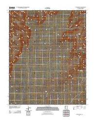 Yunosi Point Arizona Historical topographic map, 1:24000 scale, 7.5 X 7.5 Minute, Year 2011