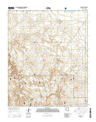 Zeniff Arizona Current topographic map, 1:24000 scale, 7.5 X 7.5 Minute, Year 2014