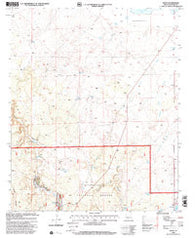 Zeniff Arizona Historical topographic map, 1:24000 scale, 7.5 X 7.5 Minute, Year 1998
