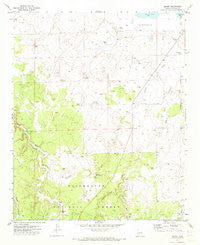Zeniff Arizona Historical topographic map, 1:24000 scale, 7.5 X 7.5 Minute, Year 1971