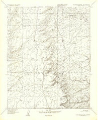 Zith-Tusayan Butte 1 SW Arizona Historical topographic map, 1:24000 scale, 7.5 X 7.5 Minute, Year 1955
