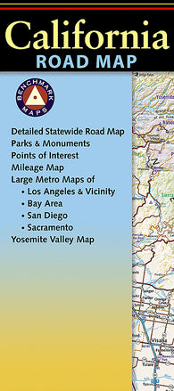 Buy map California Road Map by Benchmark Maps