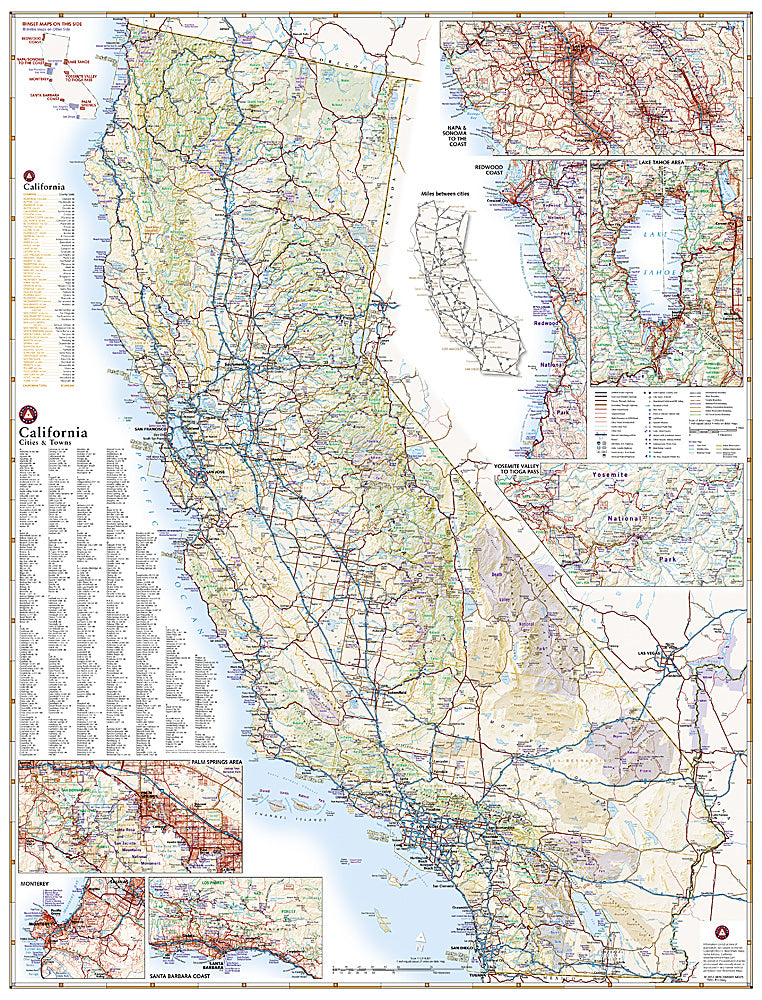 Buy map: California Road Map by Benchmark Maps – YellowMaps Map Store