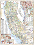 California Road Map by Benchmark Maps - Back of map