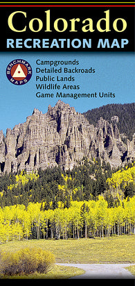 Buy map Colorado Recreation Map by Benchmark Maps