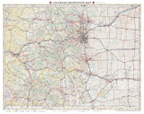 Colorado Recreation Map by Benchmark Maps - Back of map
