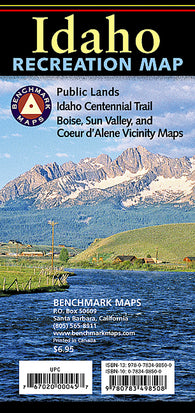 Buy map Idaho Recreation Map by Benchmark Maps