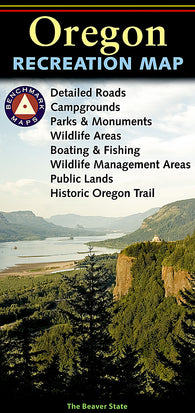 Buy map Oregon Recreation Map by Benchmark Maps