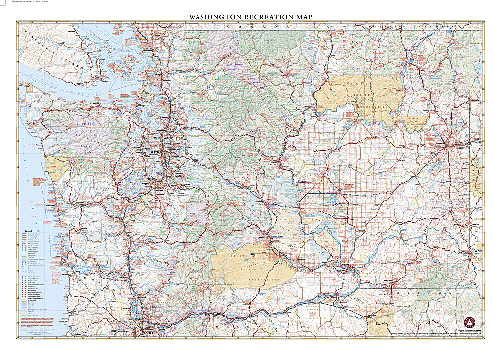 Buy map: Washington Recreation Map by Benchmark Maps – YellowMaps Map Store