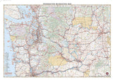 Washington Recreation Map by Benchmark Maps - Back of map