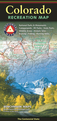 Buy map Colorado Recreation Map