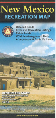 Buy map New Mexico Recreation Map