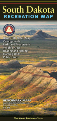 Buy map South Dakota Recreation Map