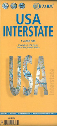 Buy map United States, Interstates Road Map