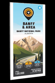 Buy map Banff & Area – Banff National Park Adventure Topographic Map