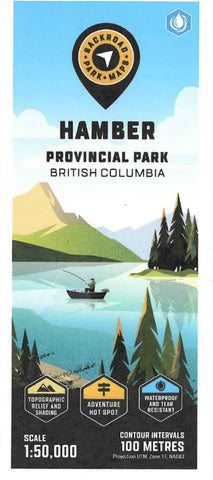 Buy map Hamber Provincial Park Adventure Topographic Map