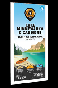 Buy map Lake Minnewanka & Canmore – Banff National Adventure Topographic Map