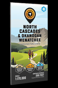 Buy map North Cascades - Okanogan Wenatchee Adventure Topographic Map