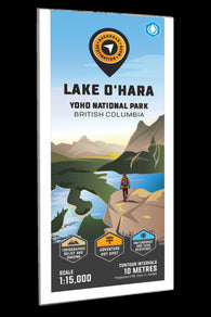 Buy map Lake OHara - Yoho National Park Adventure Topographic Map