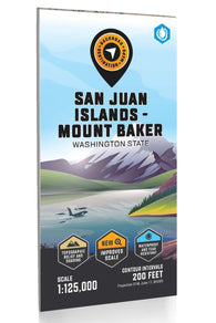 Buy map San Juan Islands - Mount Baker Adventure Topographic Map