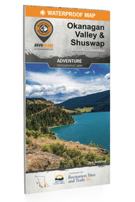 Buy map Okanagan Valley Shuswap BC Recreation Map
