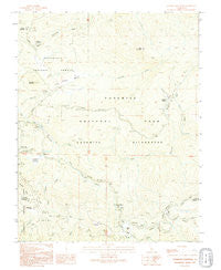 Ackerson Mountain California Historical topographic map, 1:24000 scale, 7.5 X 7.5 Minute, Year 1992