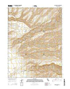 Acorn Hollow California Current topographic map, 1:24000 scale, 7.5 X 7.5 Minute, Year 2015