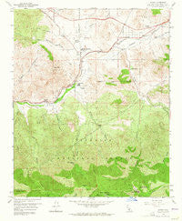 Acton California Historical topographic map, 1:24000 scale, 7.5 X 7.5 Minute, Year 1959