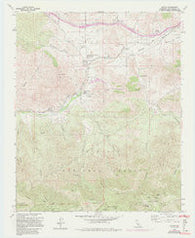 Acton California Historical topographic map, 1:24000 scale, 7.5 X 7.5 Minute, Year 1959