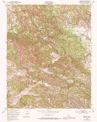 Adelaida California Historical topographic map, 1:24000 scale, 7.5 X 7.5 Minute, Year 1948