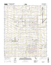 Adelanto California Current topographic map, 1:24000 scale, 7.5 X 7.5 Minute, Year 2015