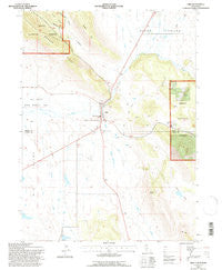 Adin California Historical topographic map, 1:24000 scale, 7.5 X 7.5 Minute, Year 1993
