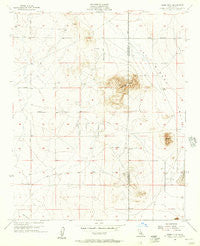 Adobe Mtn. California Historical topographic map, 1:24000 scale, 7.5 X 7.5 Minute, Year 1955