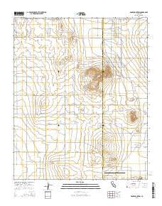 Adobe Mountain California Current topographic map, 1:24000 scale, 7.5 X 7.5 Minute, Year 2015