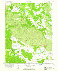 Aetna Springs California Historical topographic map, 1:24000 scale, 7.5 X 7.5 Minute, Year 1958