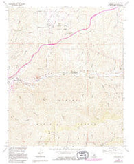 Agua Dulce California Historical topographic map, 1:24000 scale, 7.5 X 7.5 Minute, Year 1960