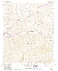 Agua Dulce California Historical topographic map, 1:24000 scale, 7.5 X 7.5 Minute, Year 1960