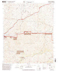 Agua Dulce California Historical topographic map, 1:24000 scale, 7.5 X 7.5 Minute, Year 1995