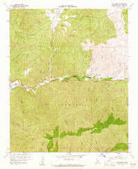 Agua Dulce California Historical topographic map, 1:24000 scale, 7.5 X 7.5 Minute, Year 1960