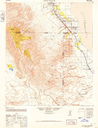 Agua Dulce California Historical topographic map, 1:62500 scale, 15 X 15 Minute, Year 1952