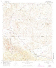 Aguanga California Historical topographic map, 1:24000 scale, 7.5 X 7.5 Minute, Year 1954