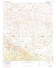 Aguanga California Historical topographic map, 1:24000 scale, 7.5 X 7.5 Minute, Year 1954