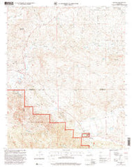 Aguanga California Historical topographic map, 1:24000 scale, 7.5 X 7.5 Minute, Year 1997
