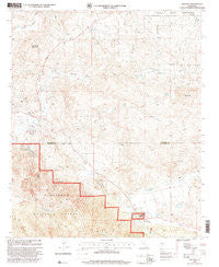 Aguanga California Historical topographic map, 1:24000 scale, 7.5 X 7.5 Minute, Year 1997