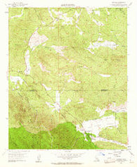 Aguanga California Historical topographic map, 1:24000 scale, 7.5 X 7.5 Minute, Year 1954