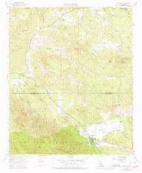Aguanga California Historical topographic map, 1:24000 scale, 7.5 X 7.5 Minute, Year 1954