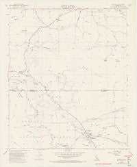 Aguanga California Historical topographic map, 1:24000 scale, 7.5 X 7.5 Minute, Year 1954