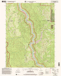 Ah Pah Ridge California Historical topographic map, 1:24000 scale, 7.5 X 7.5 Minute, Year 1997