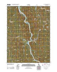 Ah Pah Ridge California Historical topographic map, 1:24000 scale, 7.5 X 7.5 Minute, Year 2012